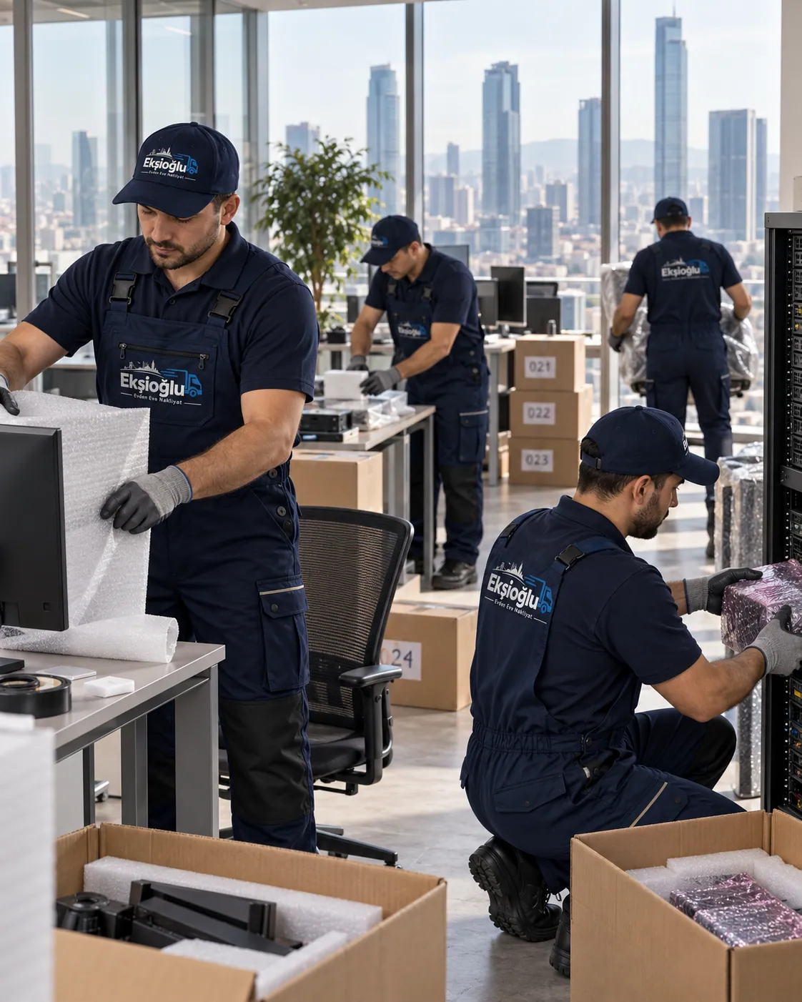 Ataşehir ofis taşıma - İstanbul Finans Merkezi ve plazalarda hafta sonu mesai aksatmayan kurumsal nakliyat